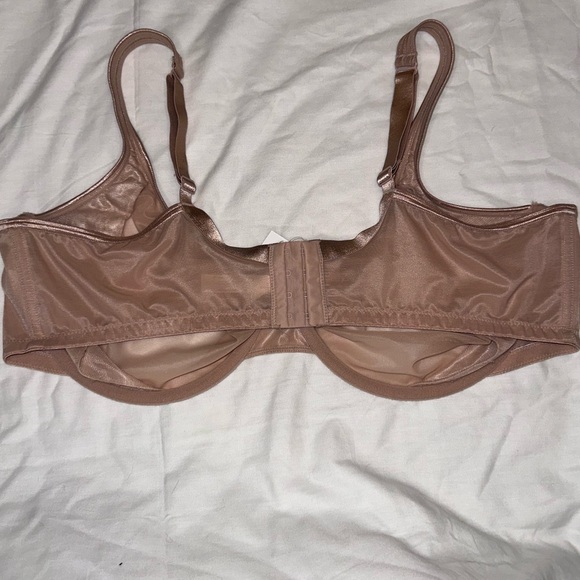 Cacique Sheer Underwire Bra - Tan - Picture 3 of 6